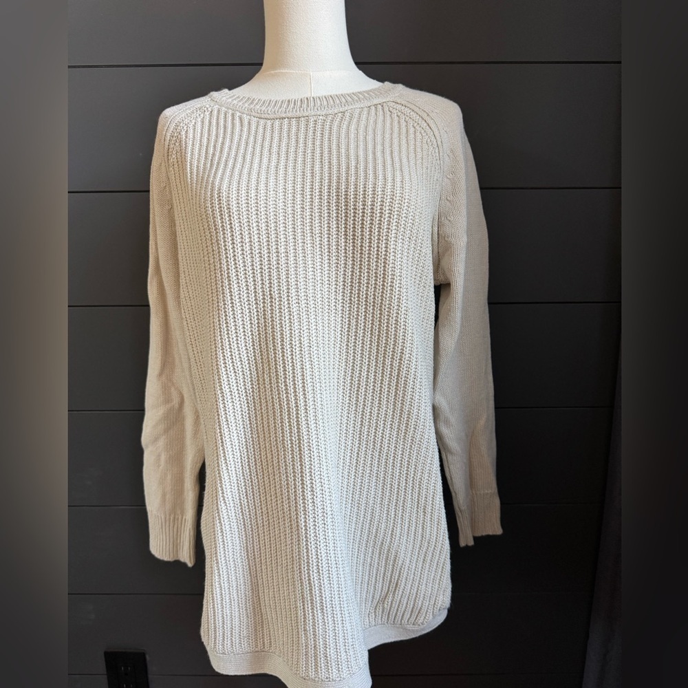 RD Style Women's Cream Knit Sweater Size Large